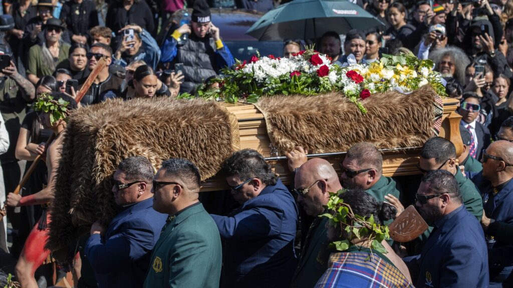 A Māori king who urged racial unity in New Zealand is laid to rest and a new queen rises