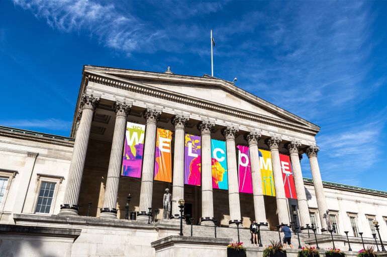 LONDON, THE UNITED KINGDOM - JUNE 26, 2022: University College London in a sunny day in London, England, UK شترستوك