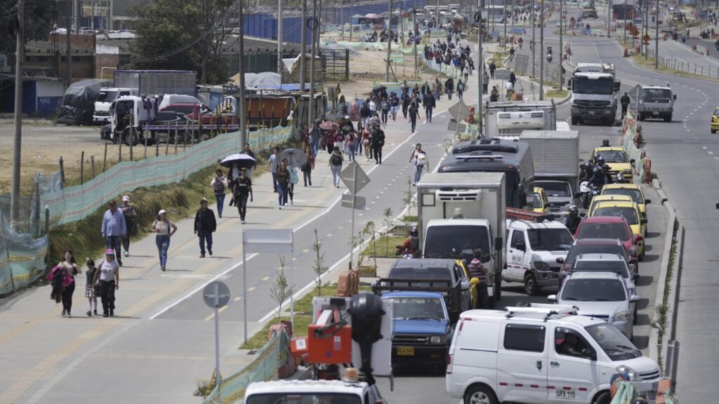 Colombian truckers block highways in main cities in protest over increases in fuel prices