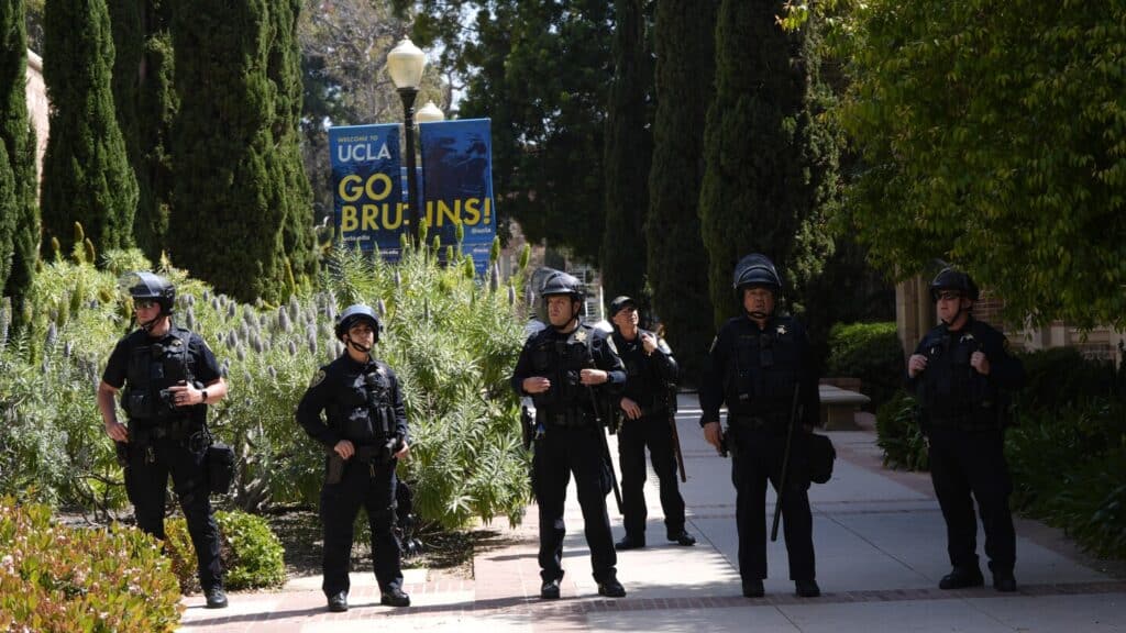 Board approves more non-lethal weapons for UCLA police after Israel-Hamas war protests