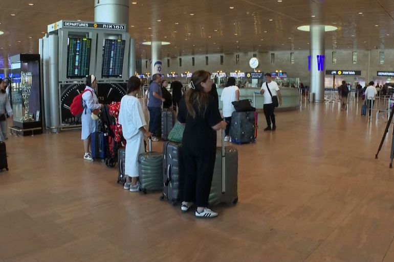 Ben Gurion Airport الإضراب في مطار بن غوريون