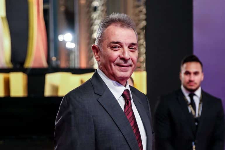 cairo, egypt - november 21: egyptian actor mahmoud hemida arrives at the opening ceremony of the 39th cairo international film festival is held at al manara conference center in the egyptian capital on november 21, 2017. (photo by ibrahim ramadan/anadolu agency/getty images)