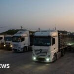 UN says 'trickle' of aid reaches Gaza, as Israel denies blocking access