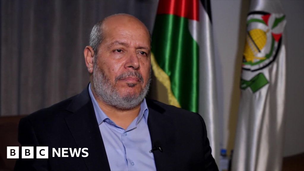 Watch: Jeremy Bowen presses Hamas deputy leader on 7 October attacksOne of the most senior leaders of Hamas - a group designated a terrorist organisation by the UK and others - speaks to the BBC's Jeremy Bowen.12 hrs agoMiddle East