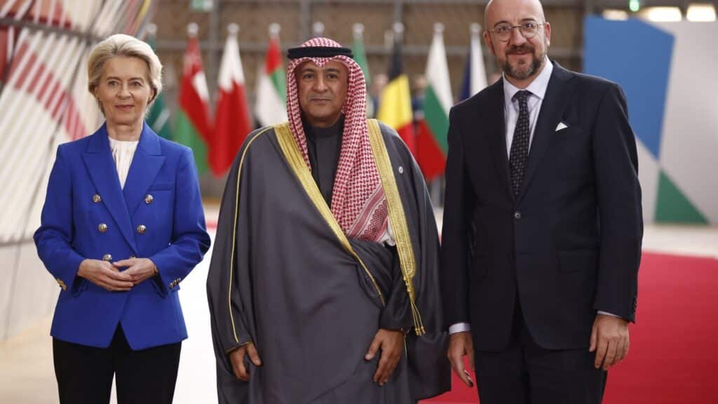 EU and Gulf leaders held inaugural leaders’ summit against background of Mideast turmoil