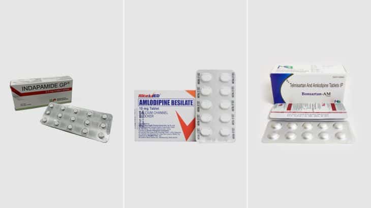 تلميسارتان telmisartan أملوديبين amlodipine إنداباميد indapamide