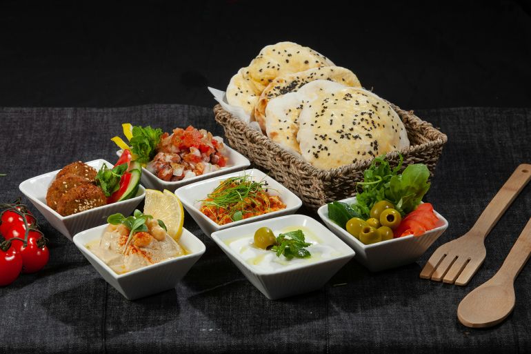 close-up shot of bowls of delicious dishes