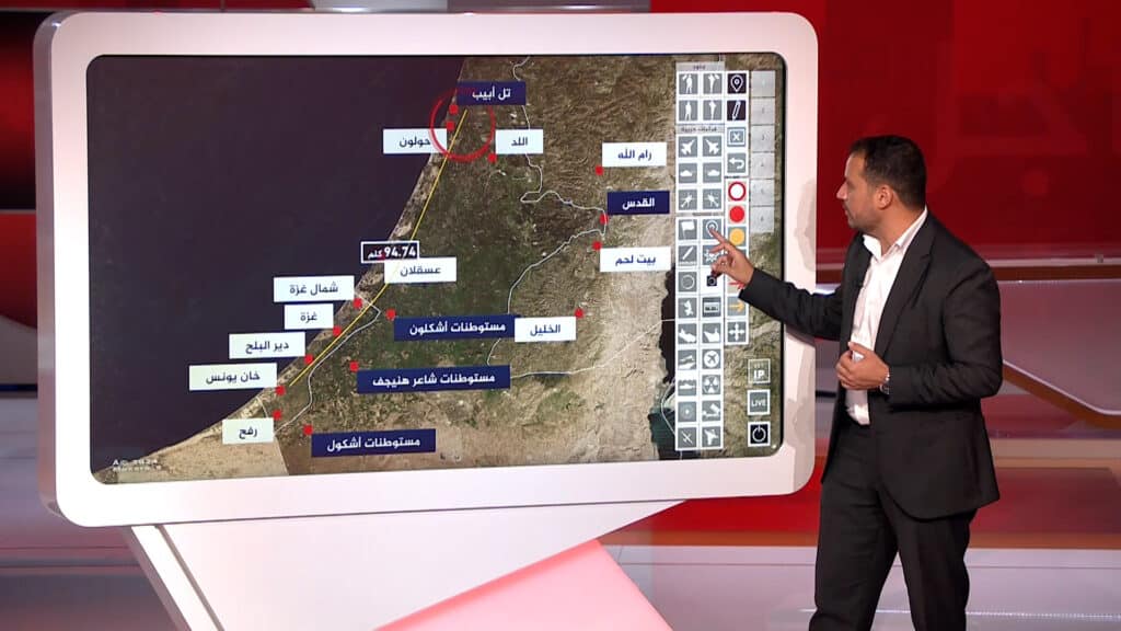 الوضع الميداني بشمال غزة عبر الخريطة التفاعلية