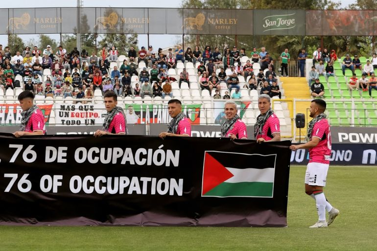 فريق بالستينو التشيلي المصدر: نادي palestino انستقرام